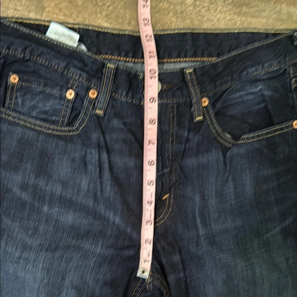 Levi's Blue Straight Jeans with Classic Indigo Wash